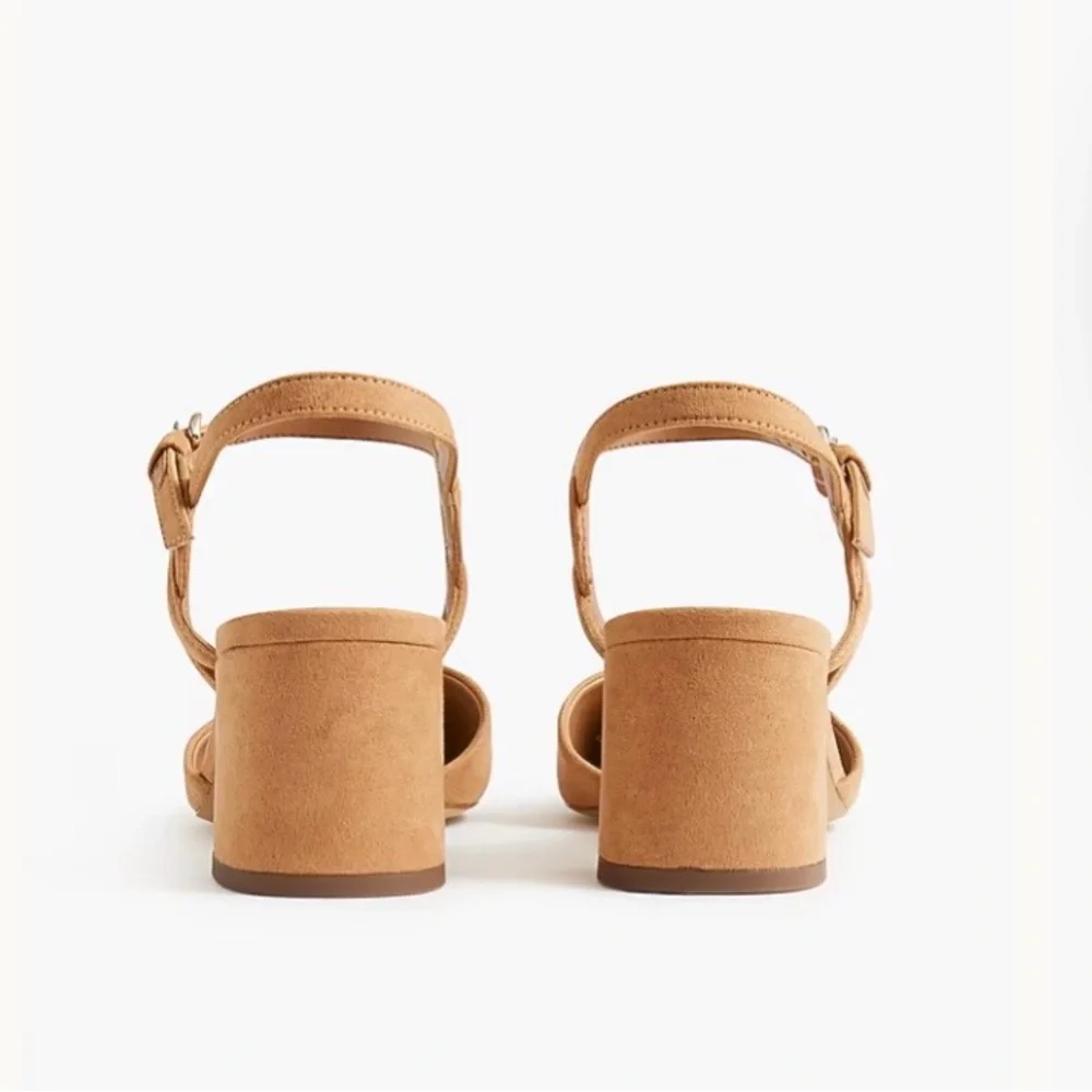 J. Crew Tan Block Heel Sandals - Picture 3 of 7